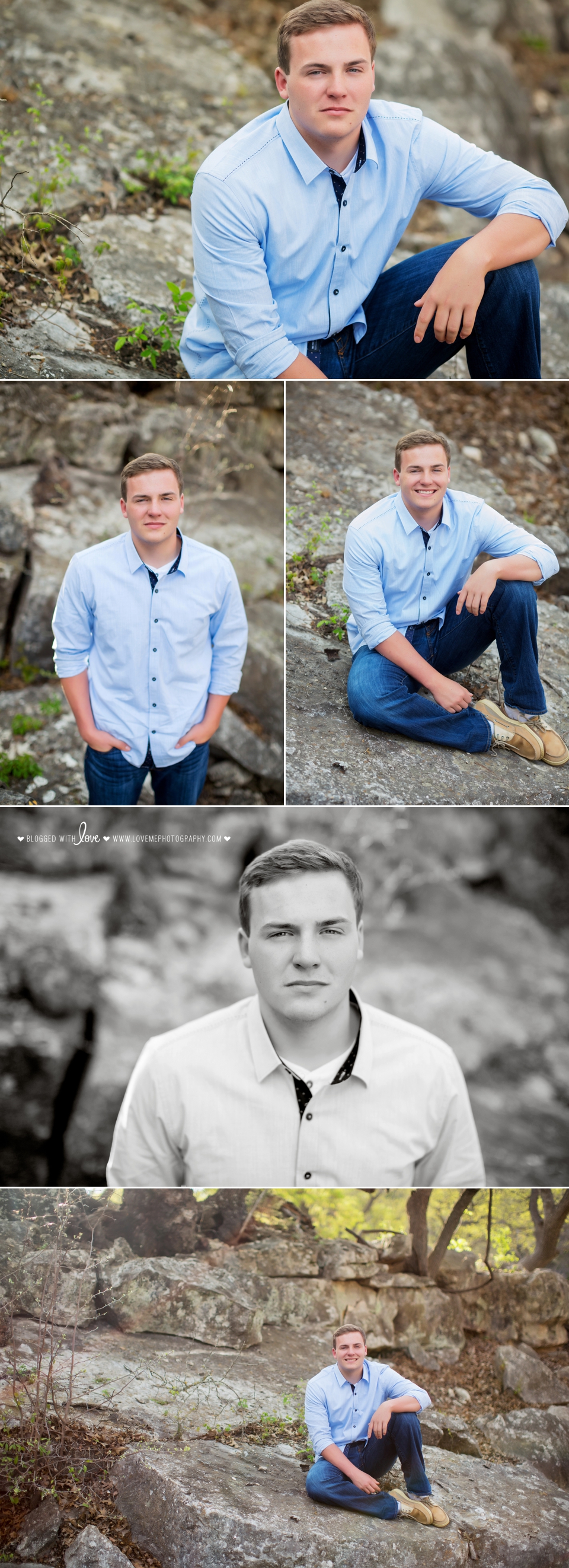 Senior photo collage