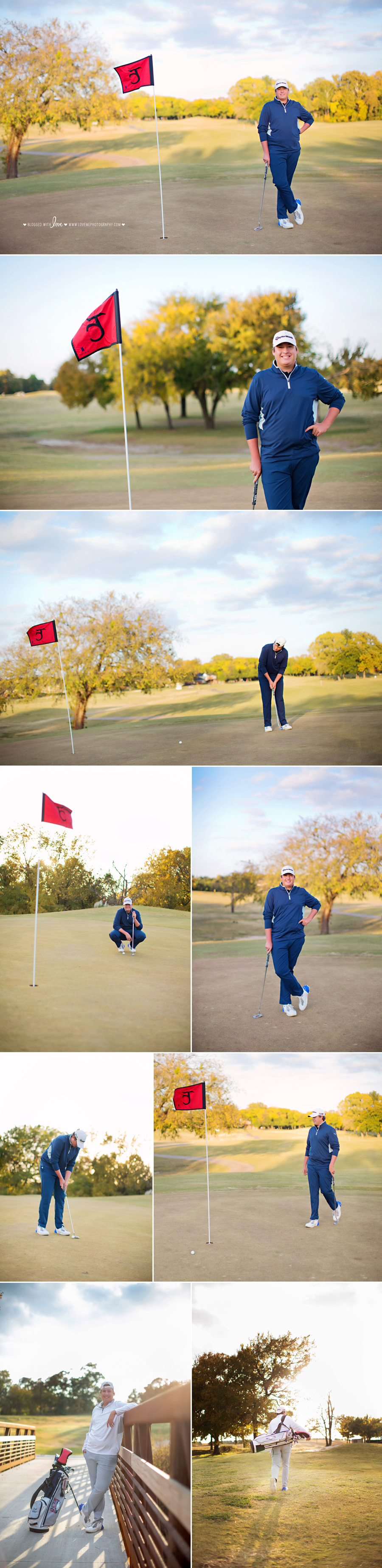 senior golfing portraits
