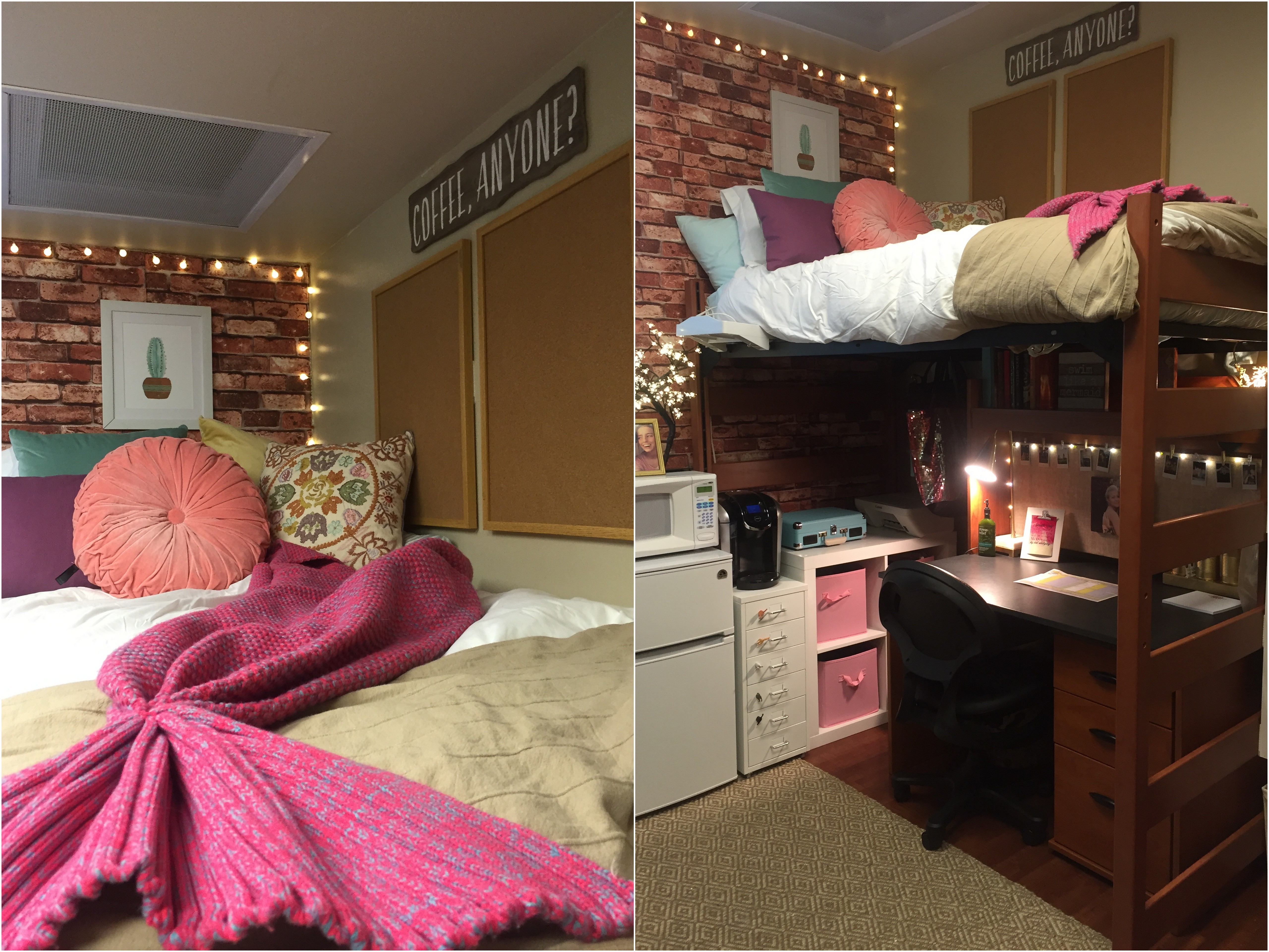 dorm cozy creative rooms space college lovemephotography cute decorated senior decor dorms decorating bedroom collage society19 cool fort interior items
