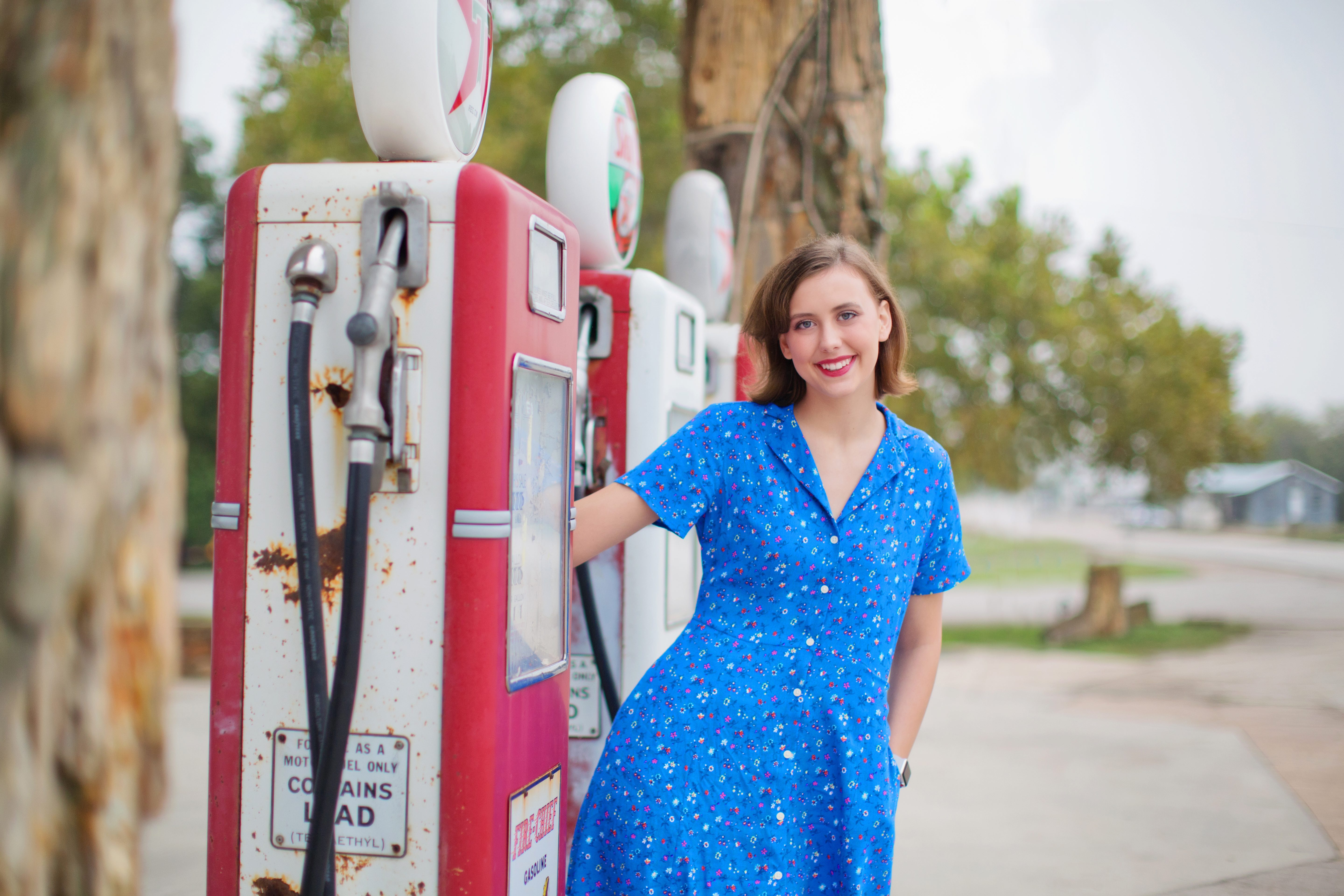 Katie’s Vintage-Inspired Senior Portrait Session in Decatur | Class of 2019
